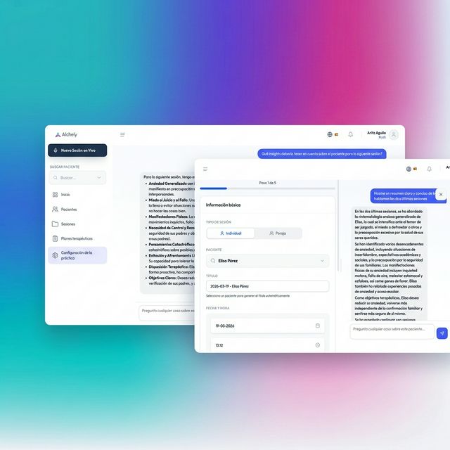 Interfaz de Alchely Chat